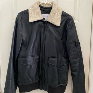 Calvin Klein Faux Leather Jacket